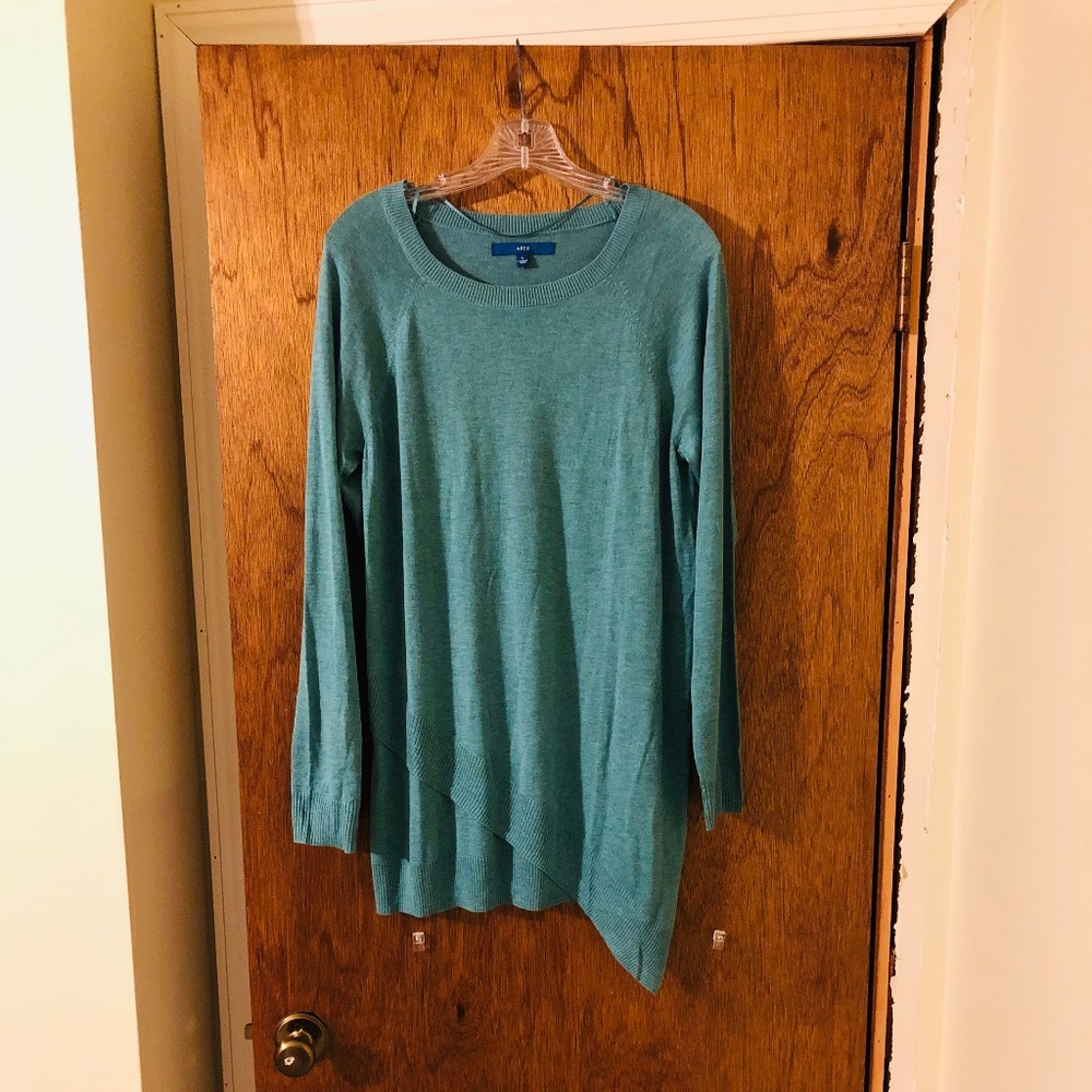 Apt. 9 Aqua Blue Teal Sweater Never Worn